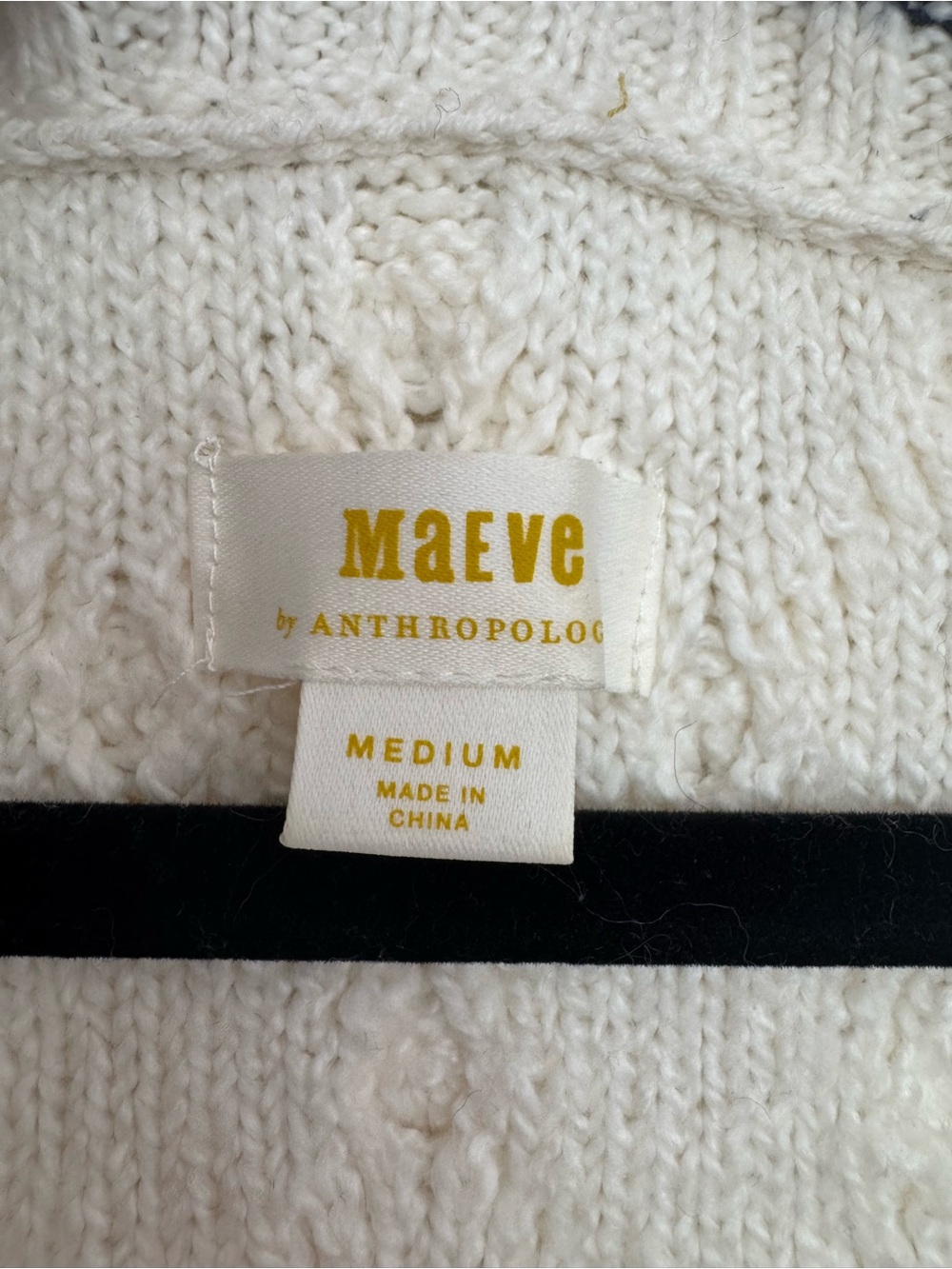 Maeve by Anthropologie Cable Knit Sweater Vest – Size M- reserved - Picture 4 of 8